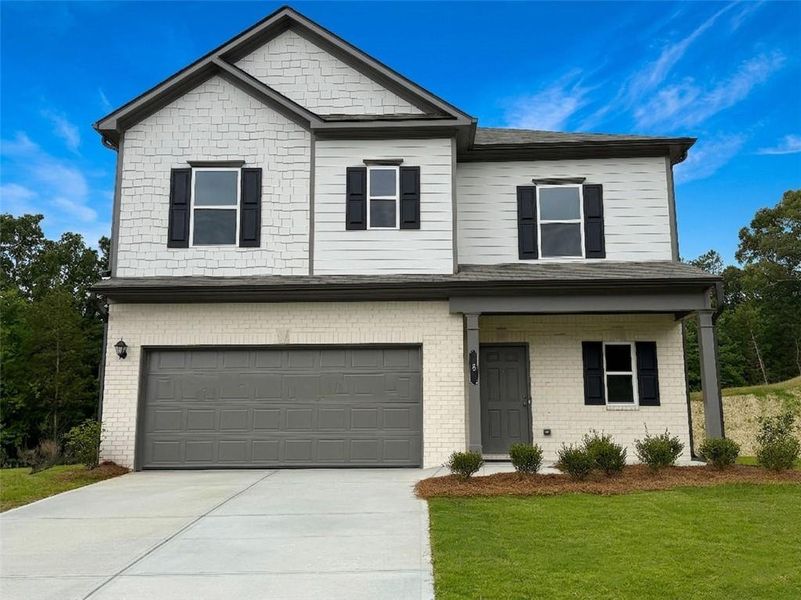 Front exterior of a new home in North Haven, Rome, GA, highlighting curb appeal (Image 1). Front exterior of a new home in North Haven, Rome, GA, highlighting curb appeal (Image 1).