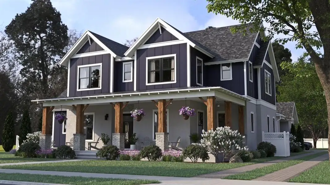 Architects rendering of floorplan - front - RENDERINGS/PICTURES SHOWN ARE FOR ILLUSTRATION PURPOSE ONLY.