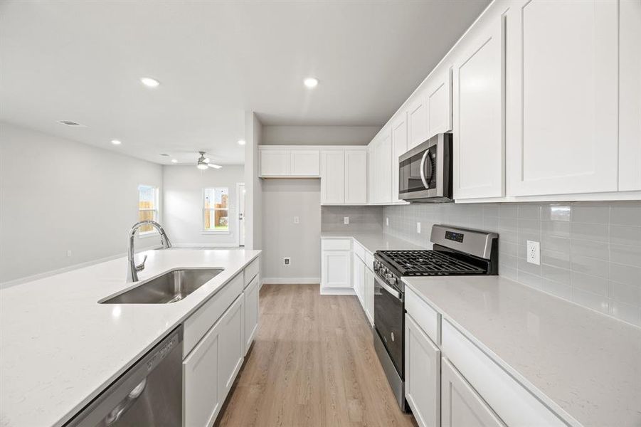 Furnished interior view inside a new home in Ambergrove, Royse City (Image 5).