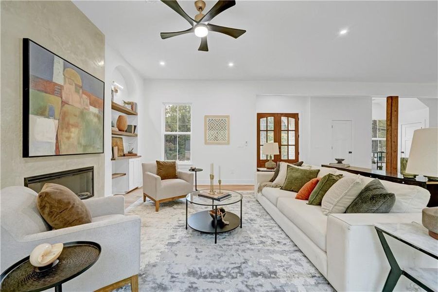 Furnished interior view inside a new home in , Decatur (Image 7).