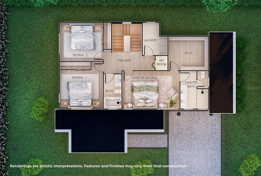 2D floor plan layout of this home in , Orlando, FL (Image 6). 2D floor plan layout of this home in , Orlando, FL (Image 6).