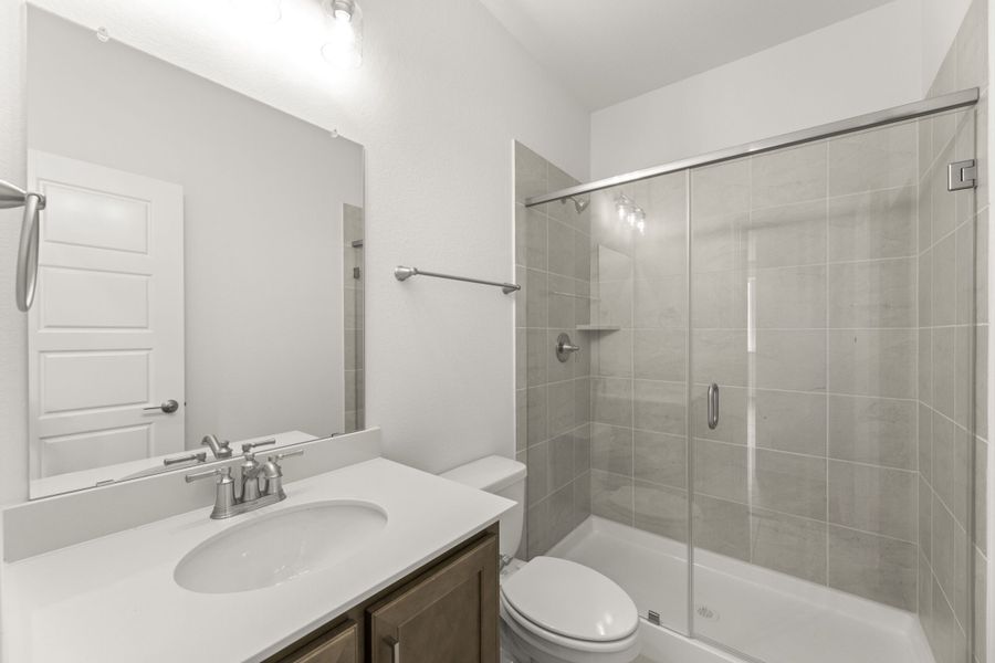 Furnished interior view inside a new home in The Reserve at Spiritas Ranch, Little Elm (Image 11).
