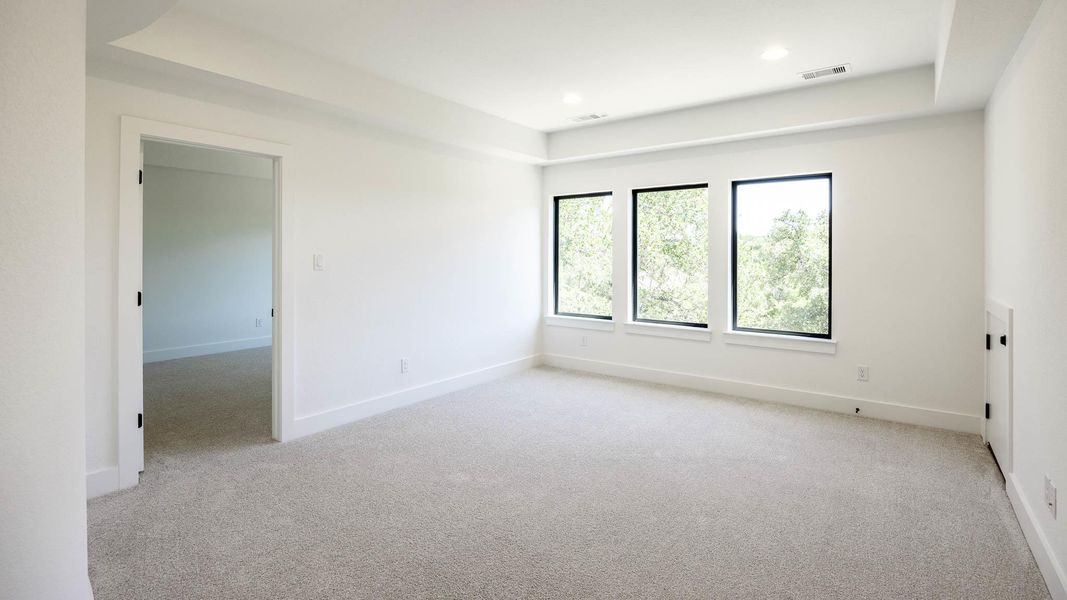 Spacious, unfurnished interior of a new home in Wolf Ranch, Georgetown (Image 9). Spacious, unfurnished interior of a new home in Wolf Ranch, Georgetown (Image 9).