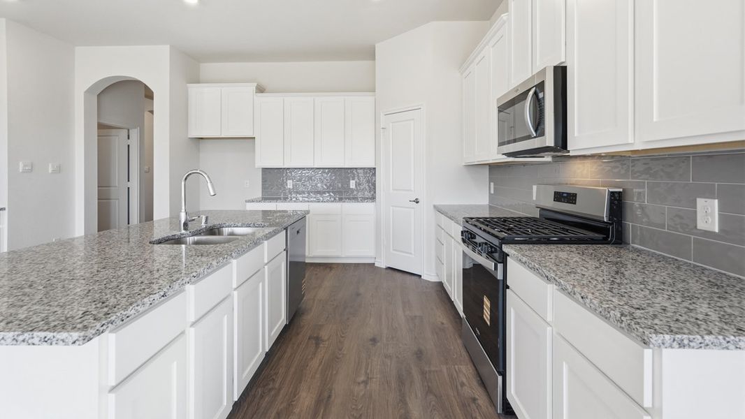 Furnished interior view inside a new home in Lakewood Trails, Forney (Image 6).