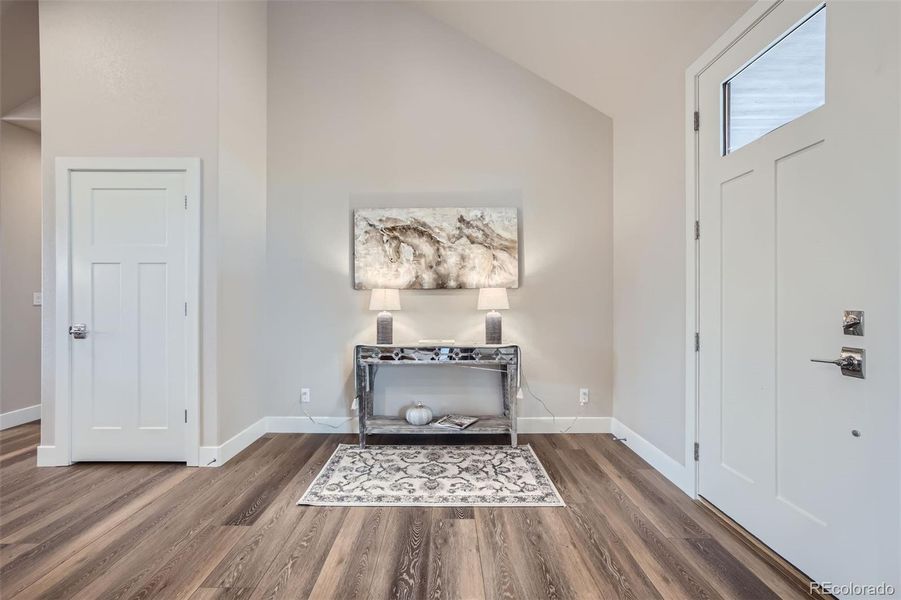 Spacious Entry with gorgeous LVP floors.