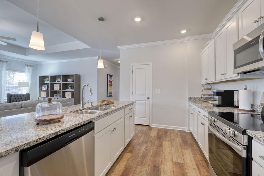 Furnished interior view inside a new home in Fairway Woods at Wyboo, Manning (Image 7).