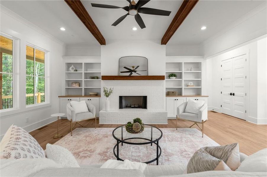 Furnished interior view inside a new home in , Canton (Image 10).