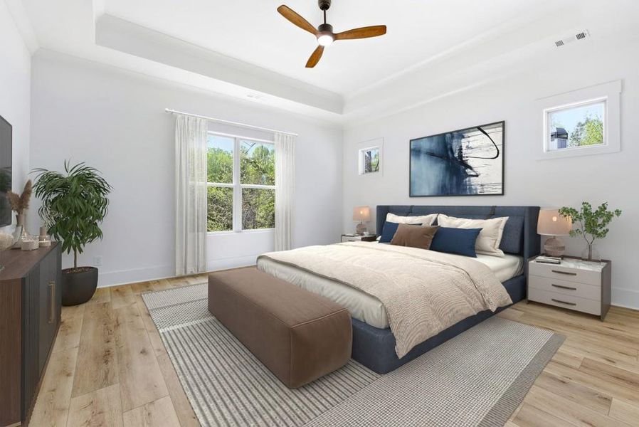 Furnished interior view inside a new home in , Jefferson (Image 18).