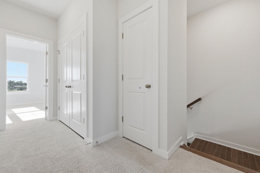 Spacious, unfurnished interior of a new home in Westpark at Cane Bay, Summerville (Image 53). Spacious, unfurnished interior of a new home in Westpark at Cane Bay, Summerville (Image 53).