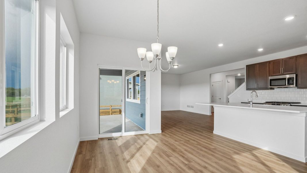 Furnished interior view inside a new home in Granary, Johnstown (Image 10).