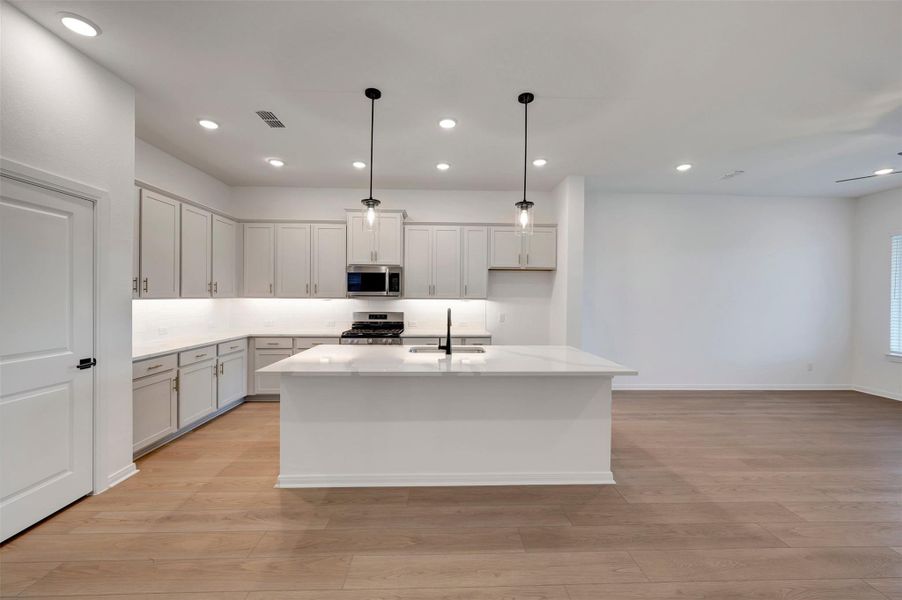 Furnished interior view inside a new home in Austin Point - Terrace Collection, Richmond (Image 4). Furnished interior view inside a new home in Austin Point - Terrace Collection, Richmond (Image 4).