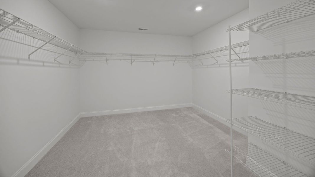 The Drayton Plan by DRB Homes in Farms at Bellingham, Mooresville NC - Primary Closet