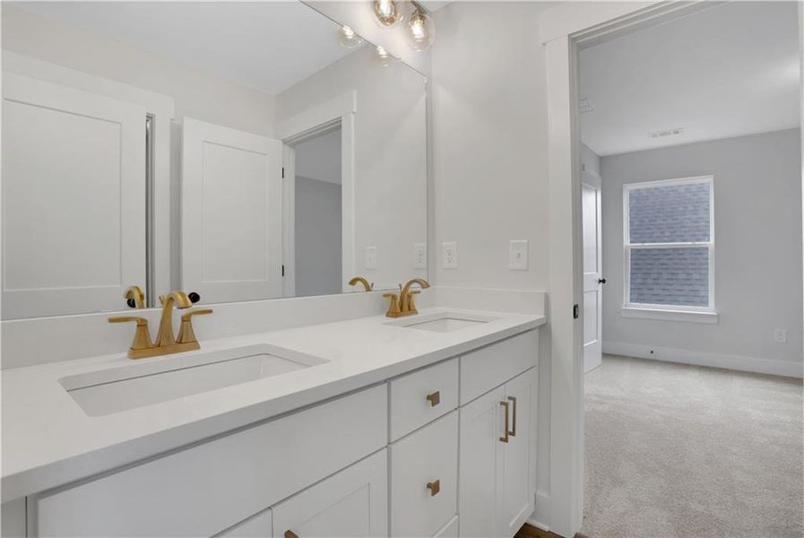 Furnished interior view inside a new home in Twin Lakes, Hoschton (Image 8).