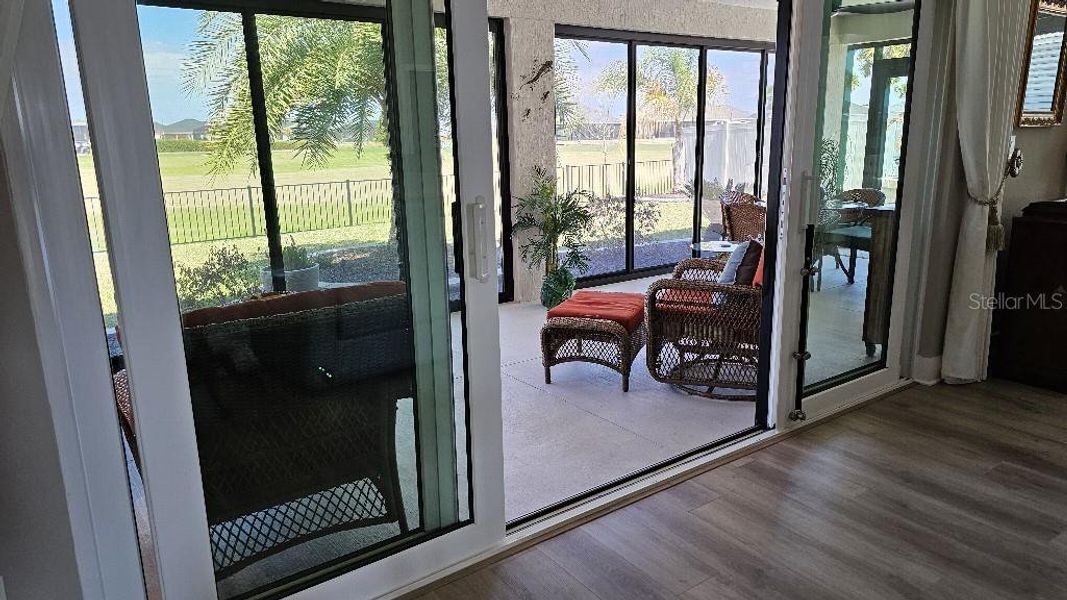 Exterior details and patio area of a home in , The Villages (Image 24).