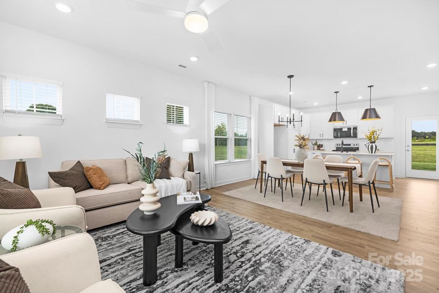Furnished interior view inside a new home in , New London (Image 7).