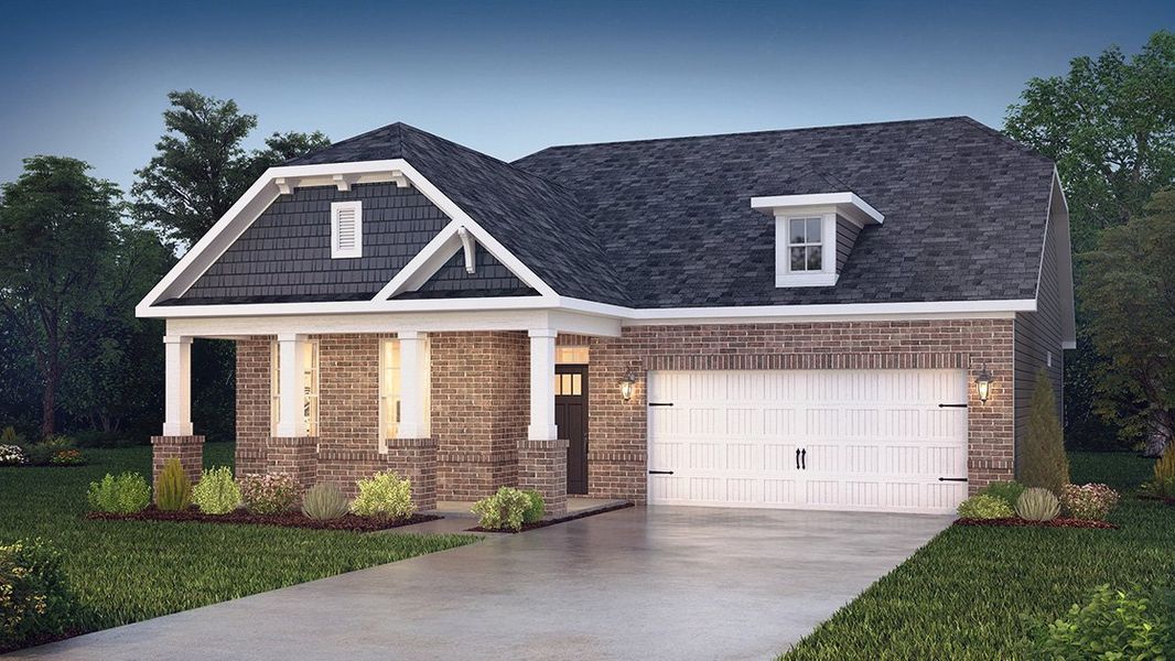Representative exterior photo of a completed home built from the Cypress by D.R. Horton in Avalon, Gastonia, NC (Image 20).
