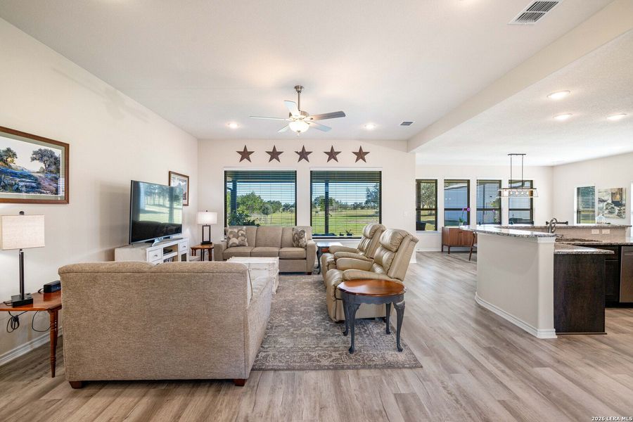 Furnished interior view inside a new home in , Bandera (Image 34).