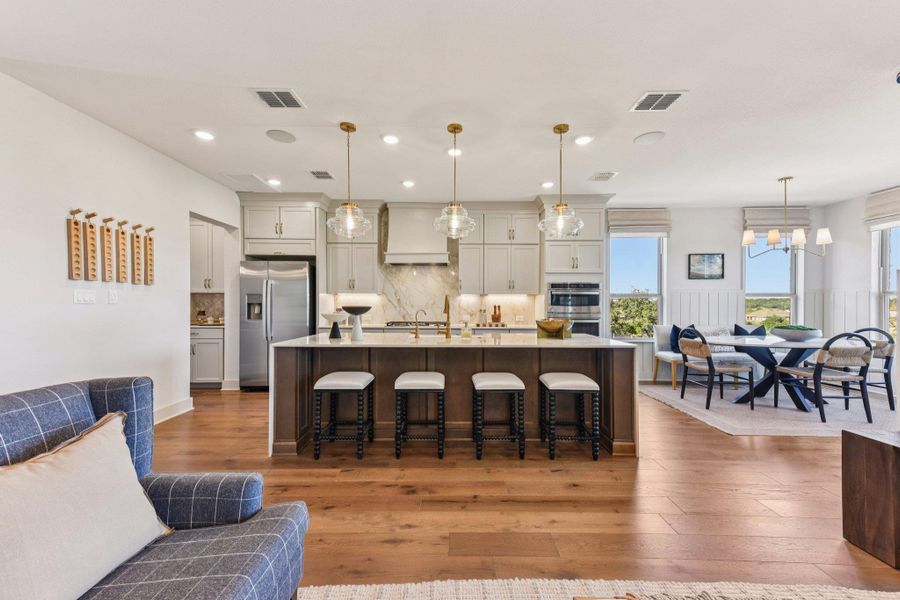 Furnished interior view inside a new home in Provence 70s, Austin (Image 29).