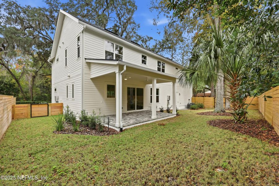 Exterior details and patio area of a home in , Neptune Beach (Image 32). Exterior details and patio area of a home in , Neptune Beach (Image 32).