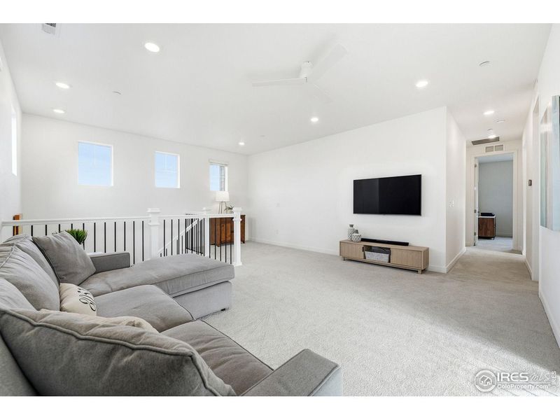 Furnished interior view inside a new home in Sunset Village, Erie (Image 16). Furnished interior view inside a new home in Sunset Village, Erie (Image 16).