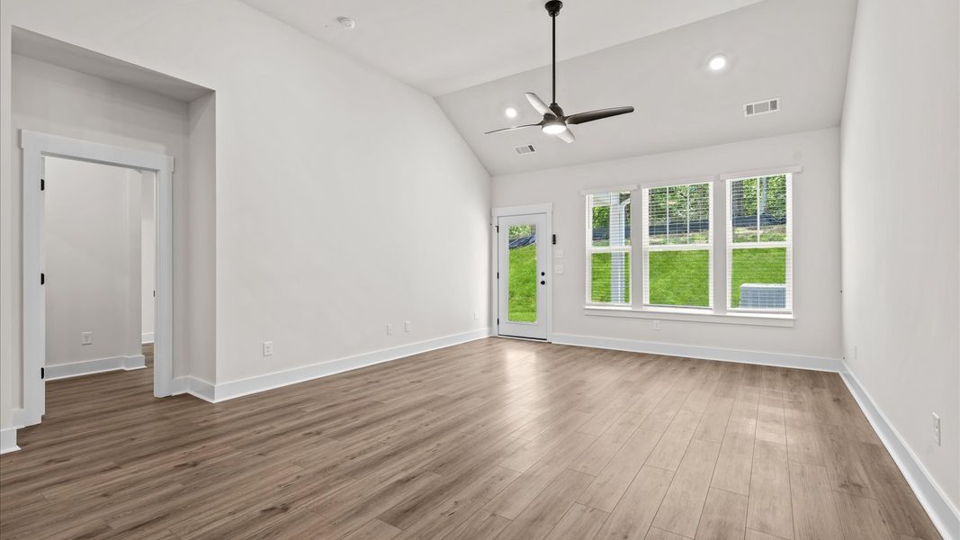 Furnished interior view inside a new home in Aspen Ridge, Lyman (Image 5).