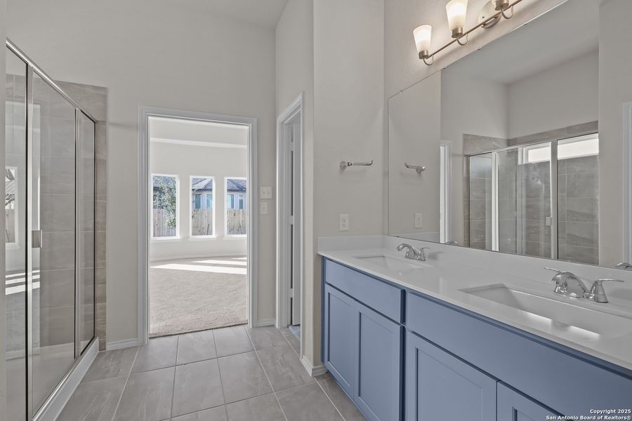 Furnished interior view inside a new home in Davis Ranch, San Antonio (Image 8).