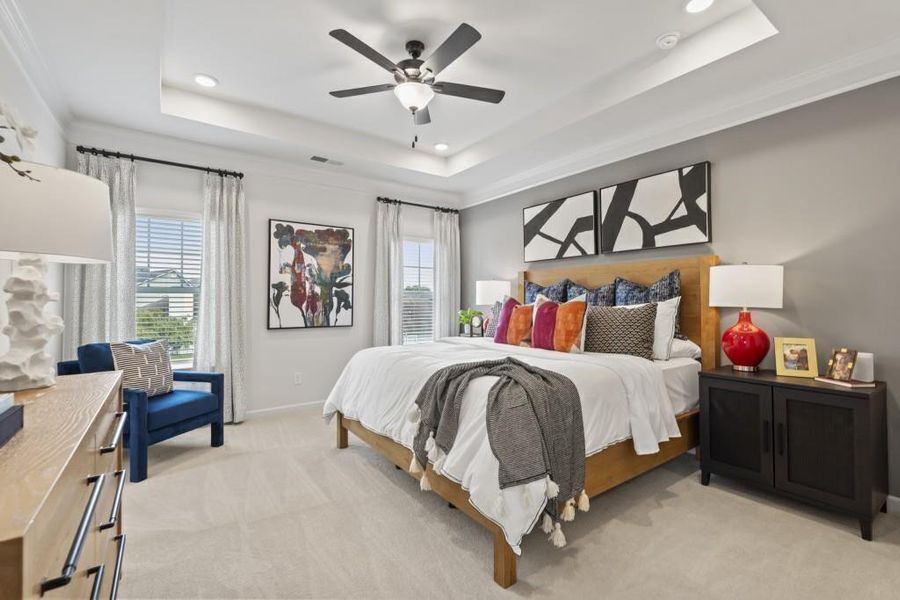 Furnished interior view inside a new home in Summit at Gateway, Jasper (Image 17). Furnished interior view inside a new home in Summit at Gateway, Jasper (Image 17).