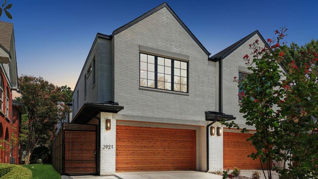 Front exterior of a new home in , Dallas, TX, highlighting curb appeal (Image 20).
