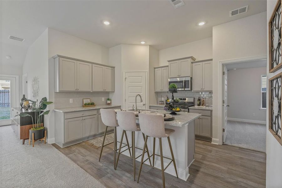 Furnished interior view inside a new home in Grand Oaks Reserve, Cleveland (Image 7).