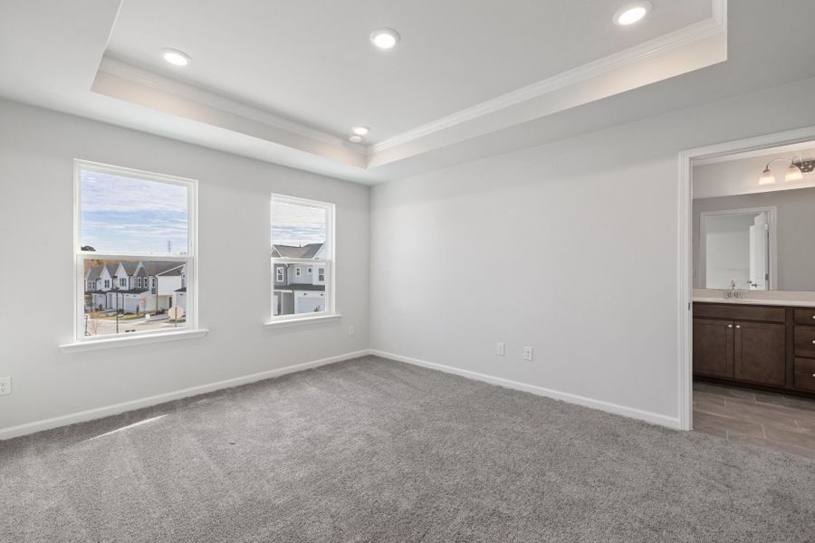 Spacious, unfurnished interior of a new home in McConnell Ridge, McLeansville (Image 24).