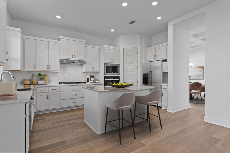 Light & Bright Kitchen - Virtually Staged