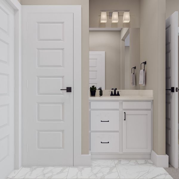 Furnished interior view inside a new home in Dunham Pointe, Cypress (Image 22). Furnished interior view inside a new home in Dunham Pointe, Cypress (Image 22).