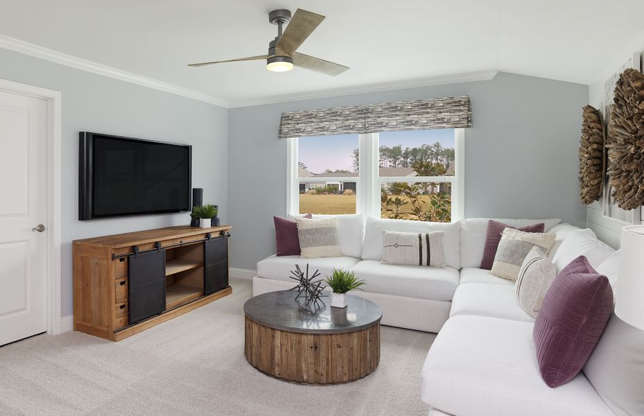 Representative furnished interior of a home built from the Prosperity by Del Webb in Del Webb at Lake Oconee, Greensboro (Image 3).