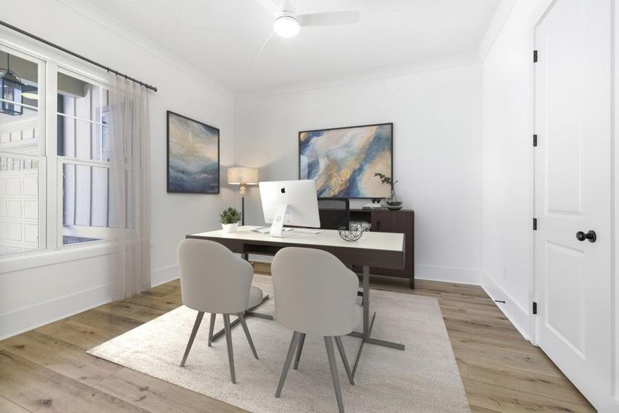 Furnished interior view inside a new home in , Jefferson (Image 20).