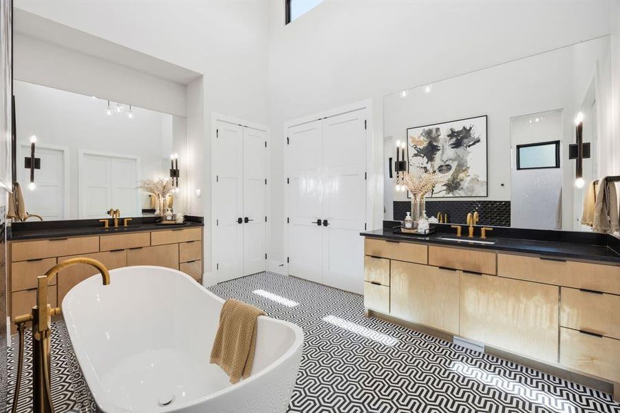 Furnished interior view inside a new home in , Prosper (Image 24). Furnished interior view inside a new home in , Prosper (Image 24).