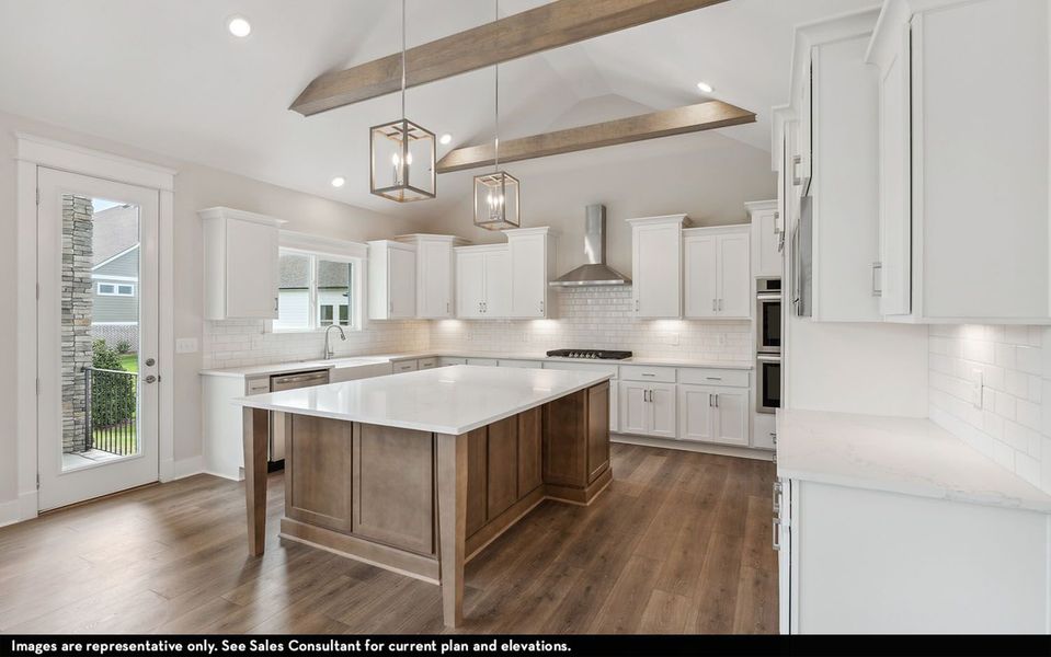 Furnished interior view inside a new home in Aden Woods, Nashville (Image 4).