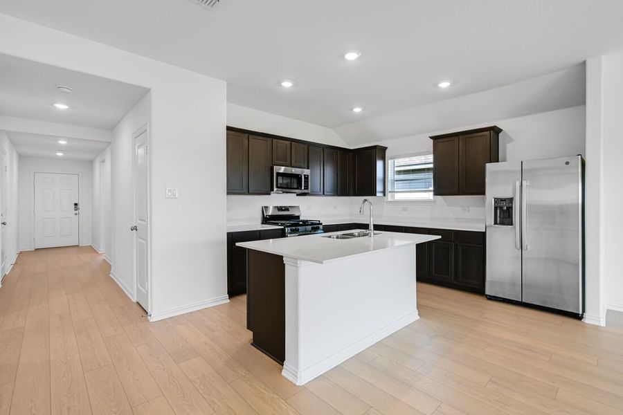 Furnished interior view inside a new home in River Ridge, Crandall (Image 5). Furnished interior view inside a new home in River Ridge, Crandall (Image 5).