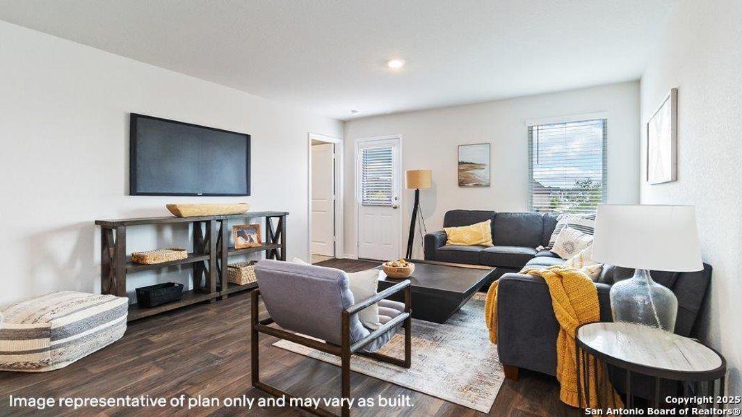 Furnished interior view inside a new home in Sereno Springs, Converse (Image 27). Furnished interior view inside a new home in Sereno Springs, Converse (Image 27).