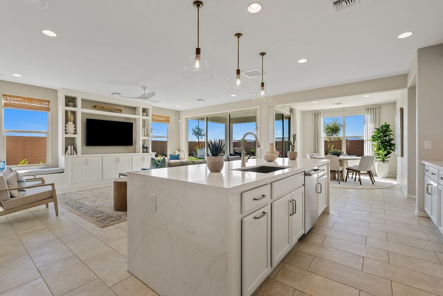 Furnished interior view inside a new home in Artisan at Asante, Surprise (Image 11).