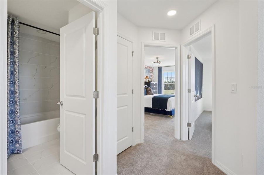 Furnished interior view inside a new home in Twin Oaks, Zephyrhills (Image 11).
