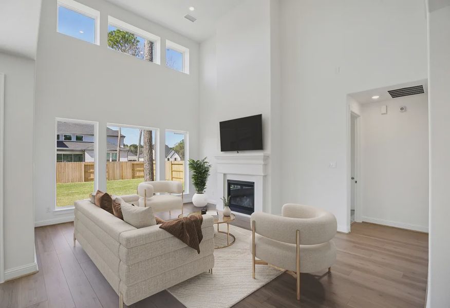 Plan 4059 Great Room - Staged - 6 of 21