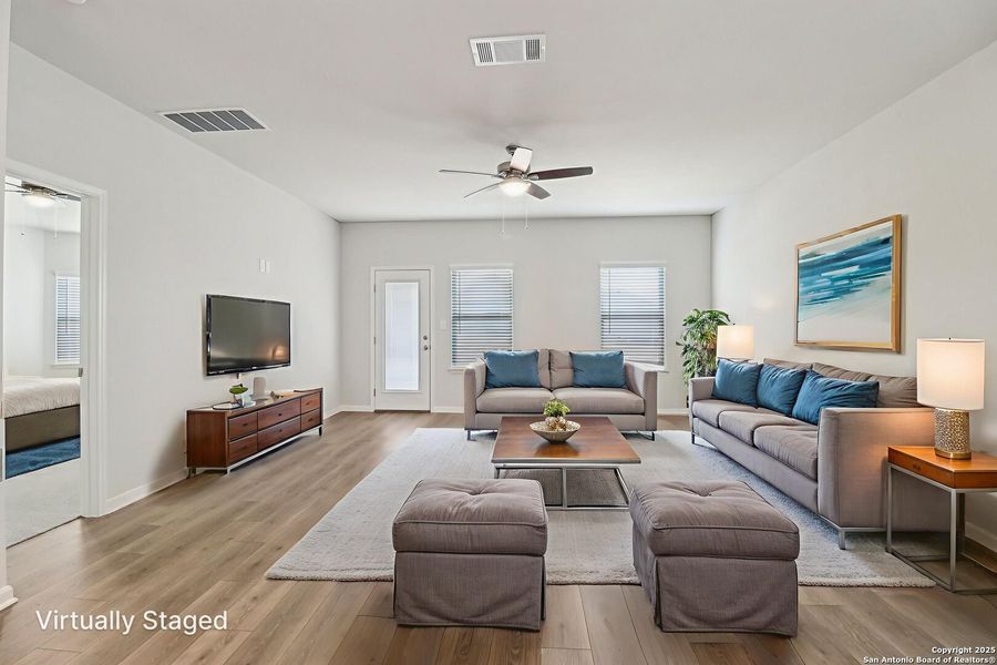 Furnished interior view inside a new home in Arcadia Ridge - Premier Series, San Antonio (Image 15).