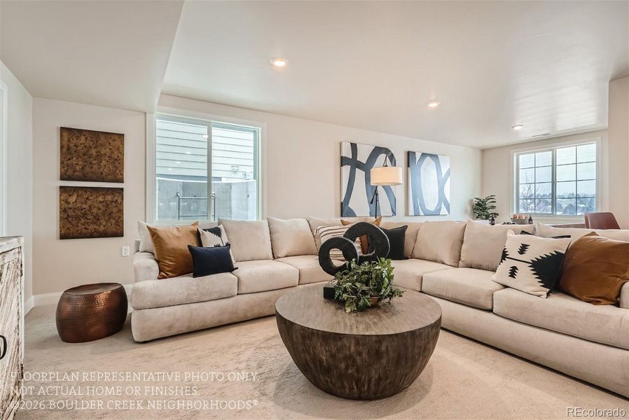 Furnished interior view inside a new home in , Broomfield (Image 29).