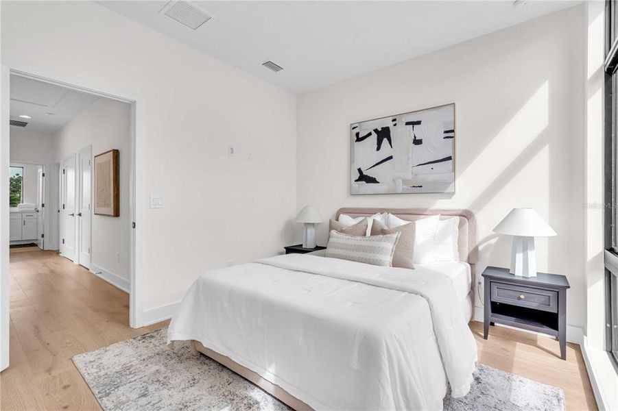 Furnished interior view inside a new home in , Tampa (Image 9). Furnished interior view inside a new home in , Tampa (Image 9).