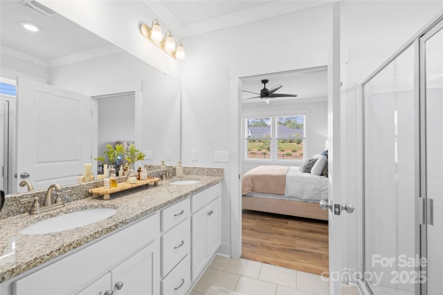 Furnished interior view inside a new home in Villas at Sherrills Ford, Terrell (Image 16).