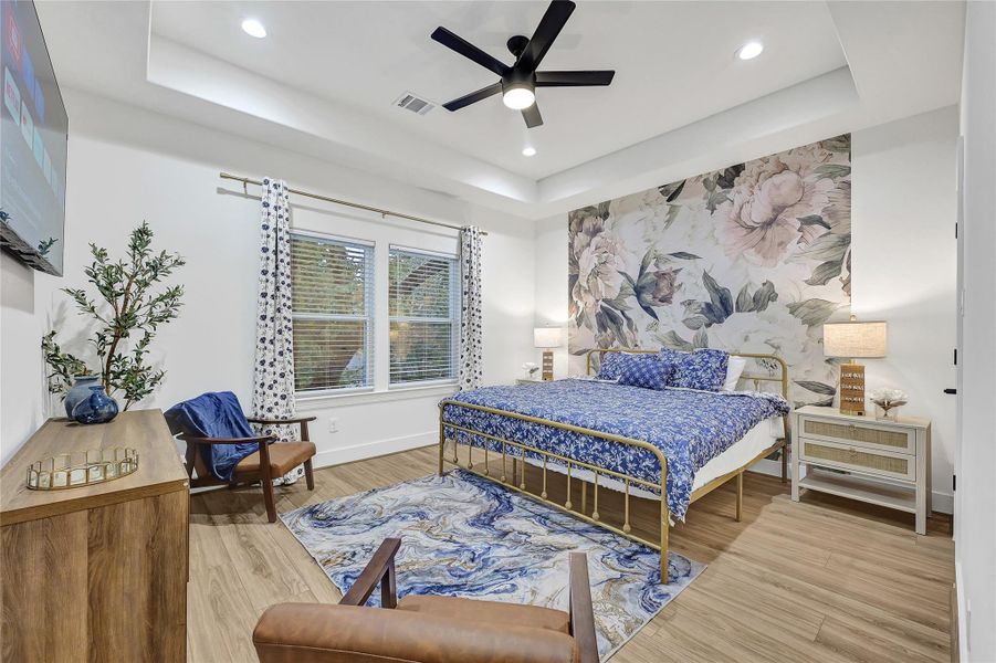 Furnished interior view inside a new home in , Houston (Image 10).