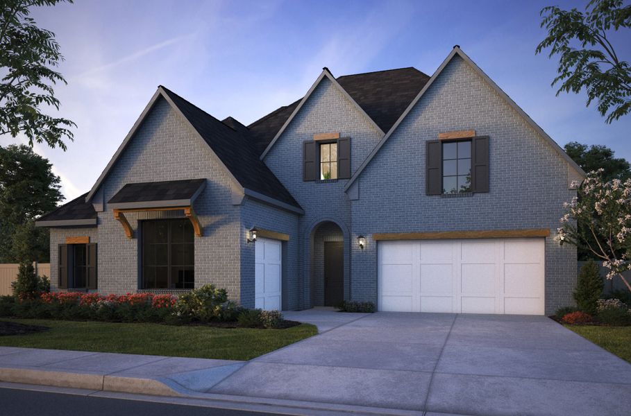 Representative exterior photo of a completed home built from the Brenham III by Southgate Homes in Eliana, McKinney, TX (Image 19).
