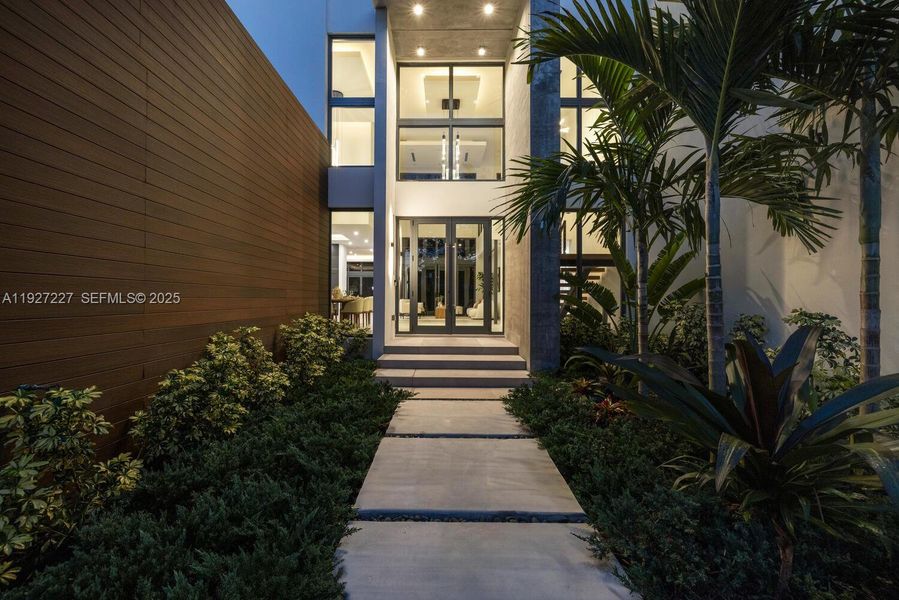 Exterior details and patio area of a home in , Biscayne Park (Image 34). Exterior details and patio area of a home in , Biscayne Park (Image 34).