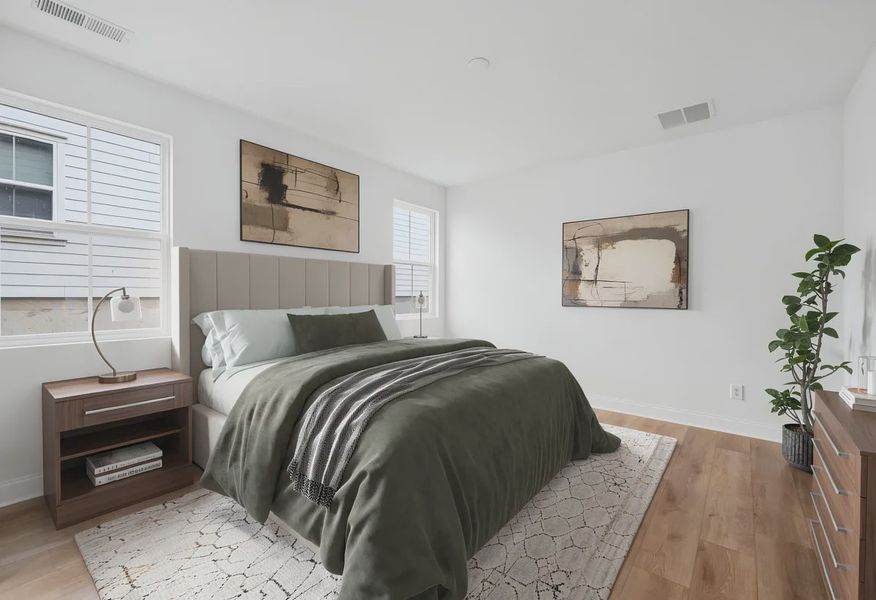 Virtually Staged Primary Bedroom - 14 of 23