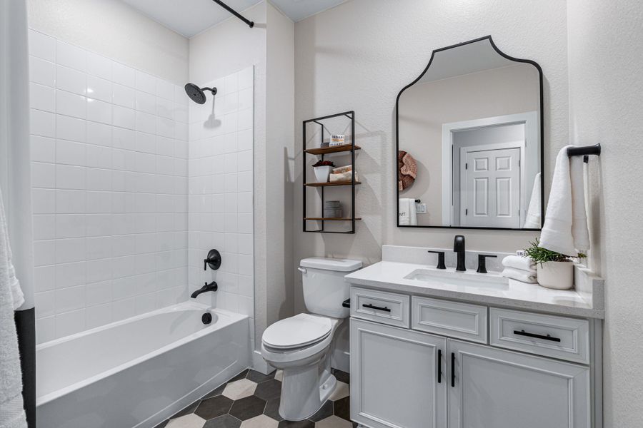 Representative furnished interior of a home built from the Vail by Taylor Morrison in Parterre Destination Collection, Thornton (Image 38).